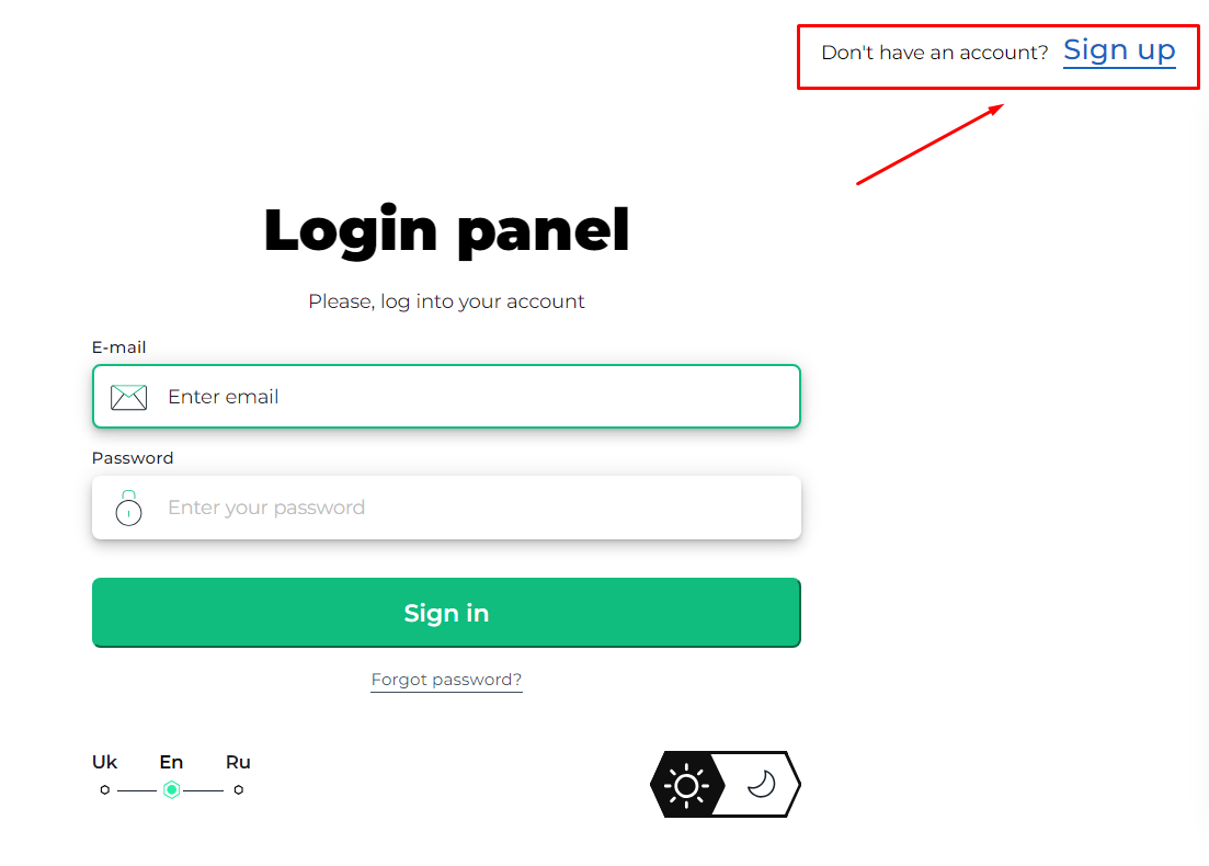 4.How to register in the hosting control panel